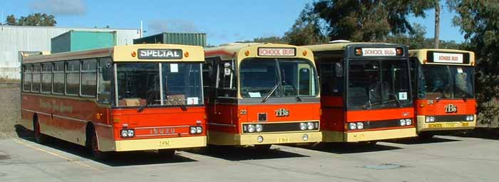 Toronto Buses in yard